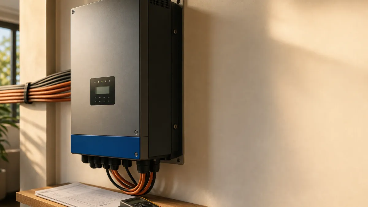 Chaîne énergétique d'un panneau photovoltaïque : fonctionnement
